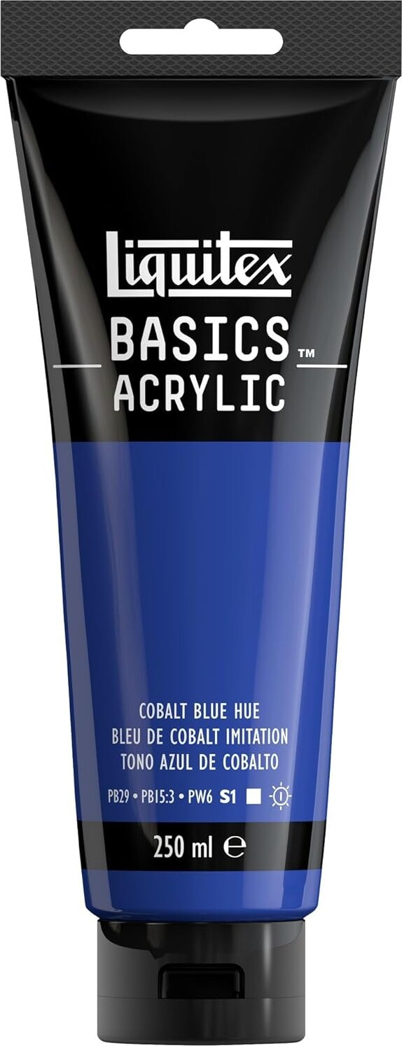 Liquitex - Basics Akrylmaling - Cobalt Blue Hue 250 Ml
