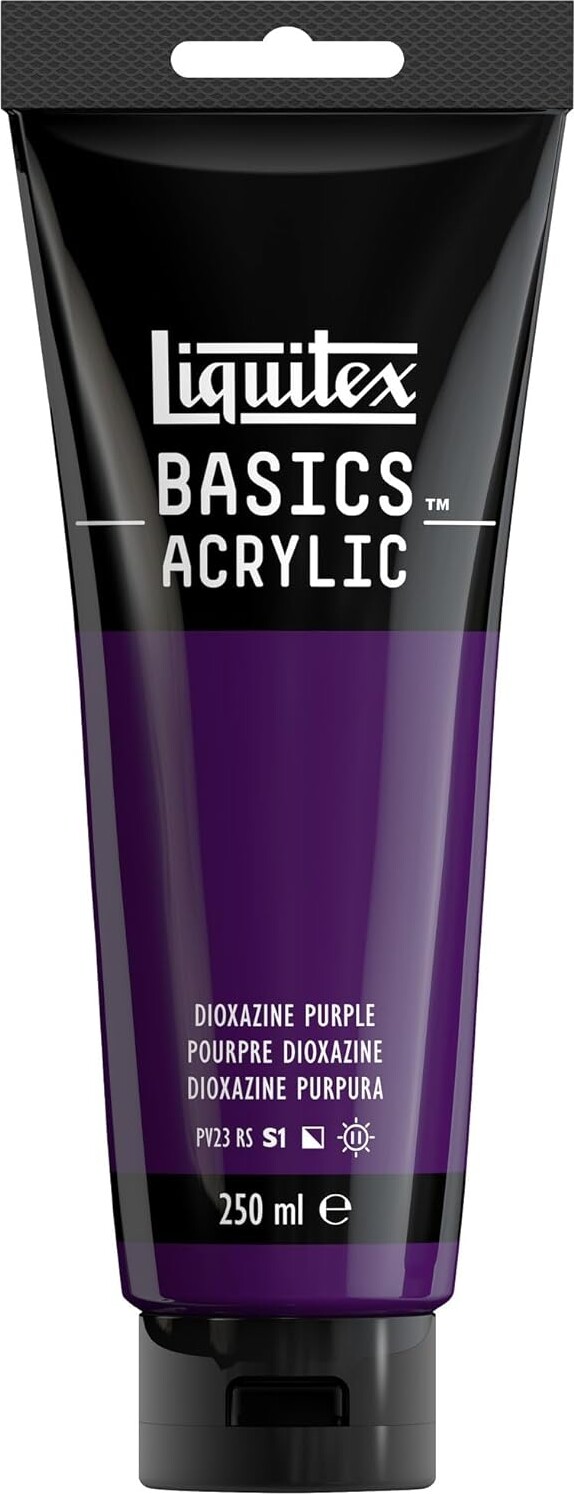 Liquitex - Basics Akrylmaling - Dioxazine Purple 250 Ml