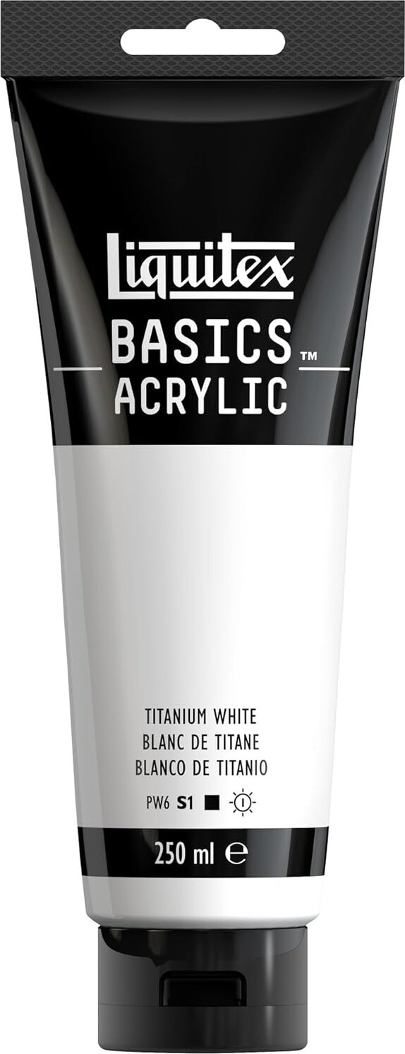 Liquitex - Basics Akrylmaling - Titanium White 250 Ml