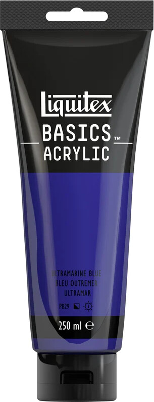 Liquitex - Basics Akrylmaling - Ultramarine 250 Ml