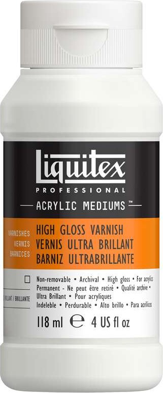 Liquitex - High Gloss Varnish - Klar Lak 118 Ml