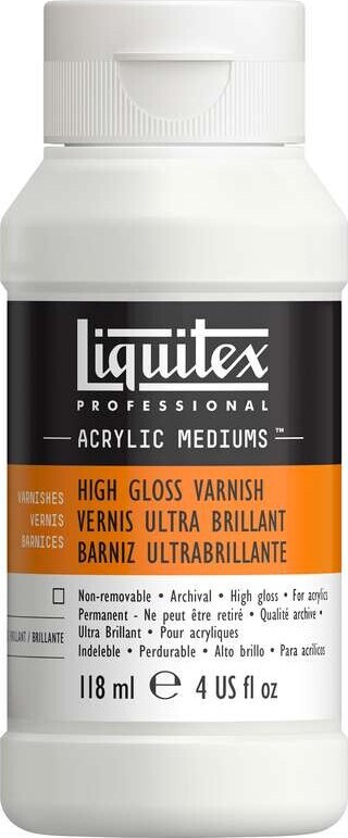 Liquitex - High Gloss Varnish - Klar Lak 118 Ml