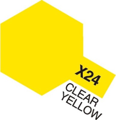 Tamiya - Acrylic Mini - X-24 Clear Yellow Gloss 10 Ml - 81524