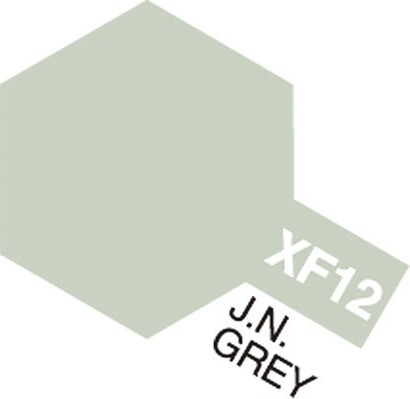 Tamiya - Acrylic Mini - Xf-12 J. N. Grey Flat 10 Ml - 81712