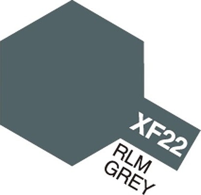 Tamiya - Acrylic Mini - Xf-22 Rlm Grey Flat 10 Ml - 81722