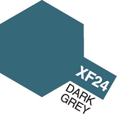 Tamiya - Acrylic Mini - Xf-24 Dark Grey Flat 10 Ml - 81724