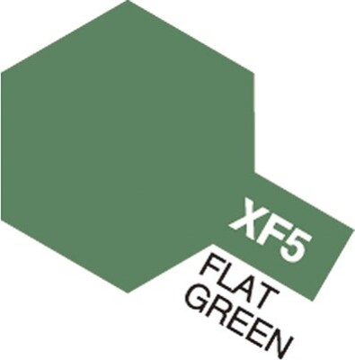 Tamiya - Acrylic Mini - Xf-5 Flat Green 10 Ml - 81705