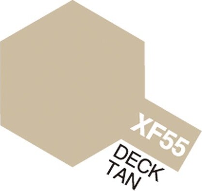 Tamiya - Acrylic Mini - Xf-55 Deck Tan Flat 10 Ml - 81755