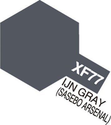 Tamiya - Acrylic Mini - Xf-77 Ijn Gray Sasebo Arsenal Flat 10 Ml - 81777