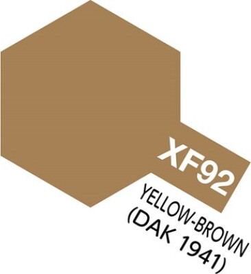 Tamiya - Acrylic Mini - Xf-92 Yellow-brown Dak 1941 Flat 10 Ml - 81792