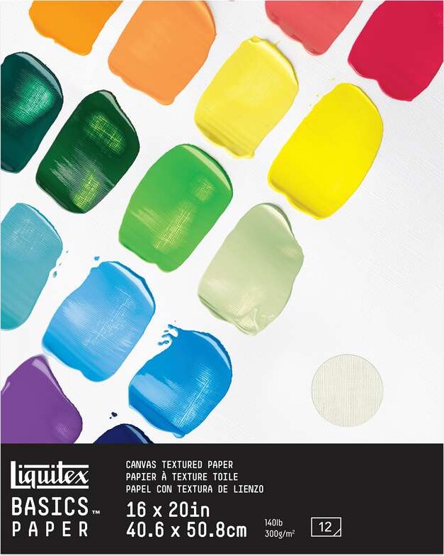 Liquitex - Akryl Papir Blok - 40,6x50,8 Cm - 300g - 12 Sider