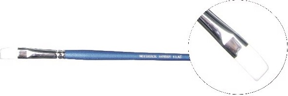 Pensel Til Akrylmaling - Flad - Str. 10 - Leonhardy