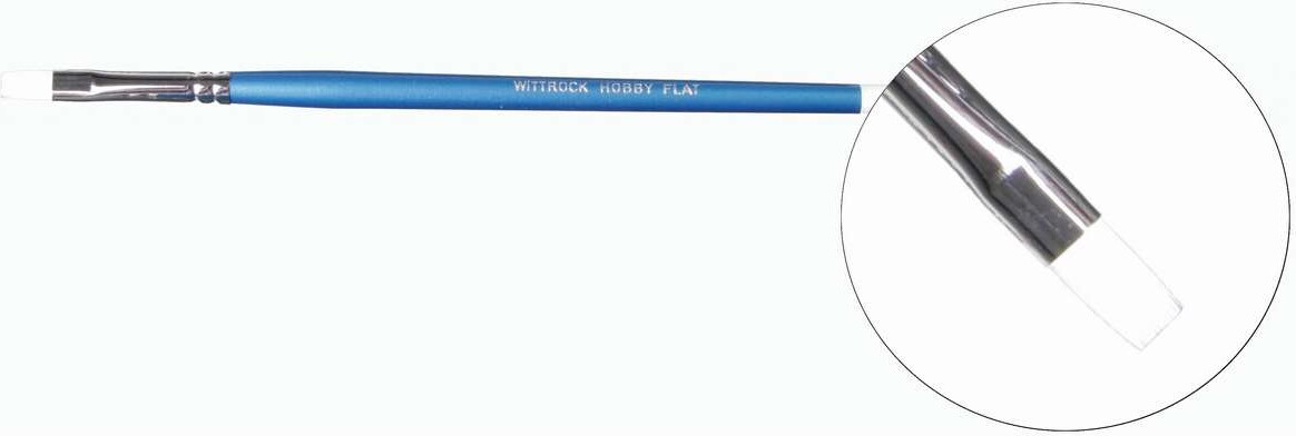 Pensel Til Akryl - Flad - Str. 6 - Leonhardy