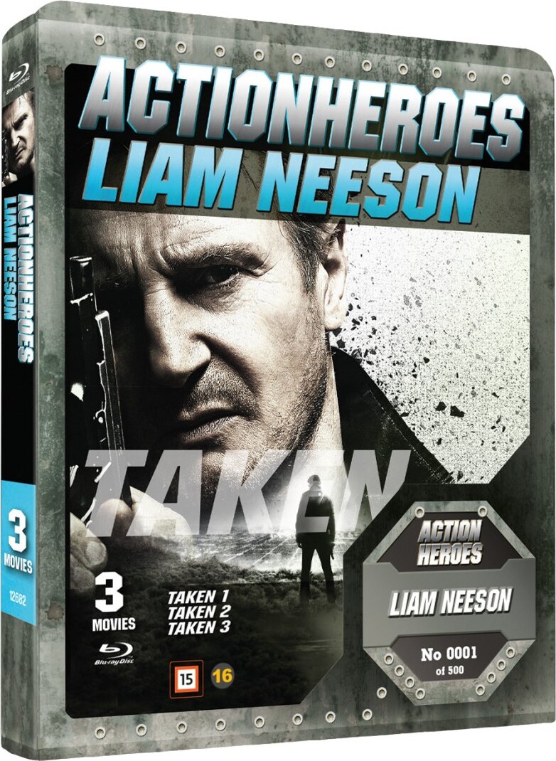 Action Heroes: Liam Neeson - Steelbook - Blu-Ray