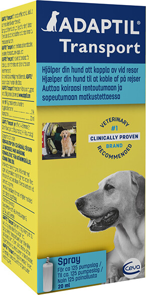 Få marked betyder Adaptil - Transport Spray Til Hunde 20 Ml | Se tilbud og køb på Gucca.dk