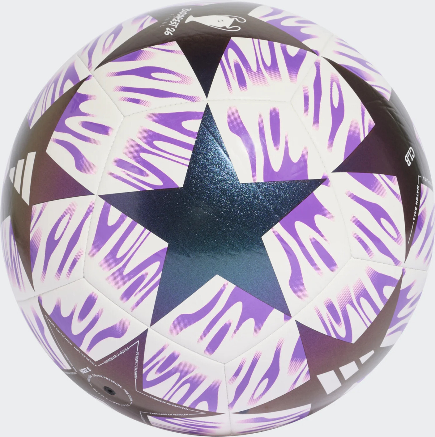 Adidas - Uefa Champions League Football Size 5 - Violet