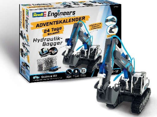 Revell Engineers - Adventskalender - Hydraulik Bagger - 1:24 - 01054