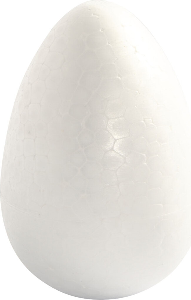 Billede af æg - H 12 Cm - Hvid - 5 Stk.