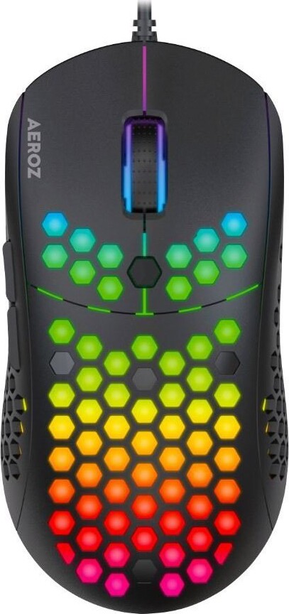 Aeroz Gm-1000 - Usb Gaming Mus Med Rgb Lys Til Computer
