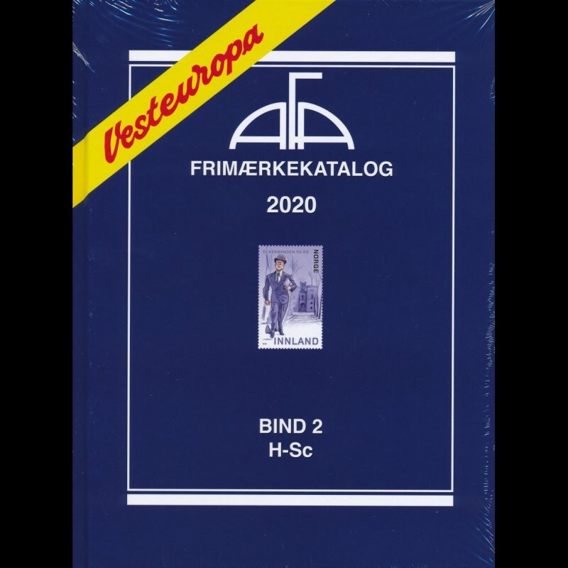 Afa Frimærkekatalog Vesteuropa 2020 - Bind 2 - Diverse - Bog