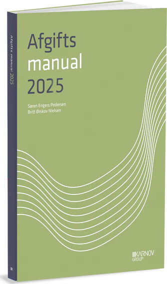 Afgiftsmanual 2025 - Søren Engers - Bog
