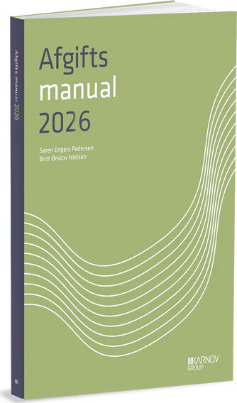 Afgiftsmanual 2026 - Søren Engers - Bog