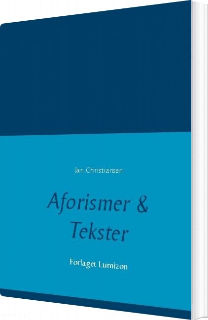 Billede af Aforismer & Tekster - Forlaget Lumizon - Bog