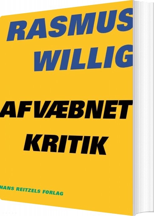 Billede af Afvæbnet Kritik - Rasmus Willig - Bog