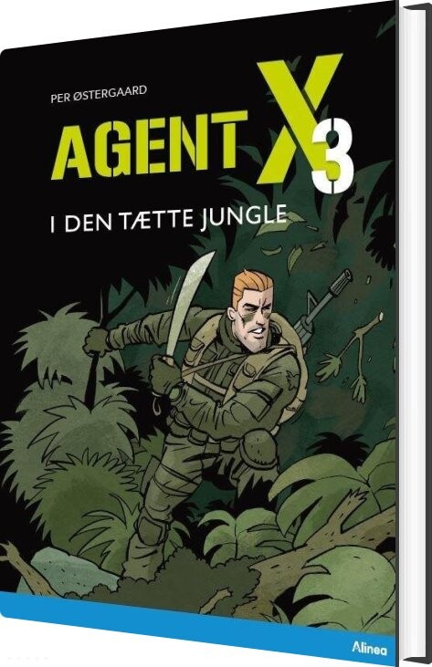 Agent X3 I Den Tætte Jungle, Blå Læseklub - Per østergaard - Bog
