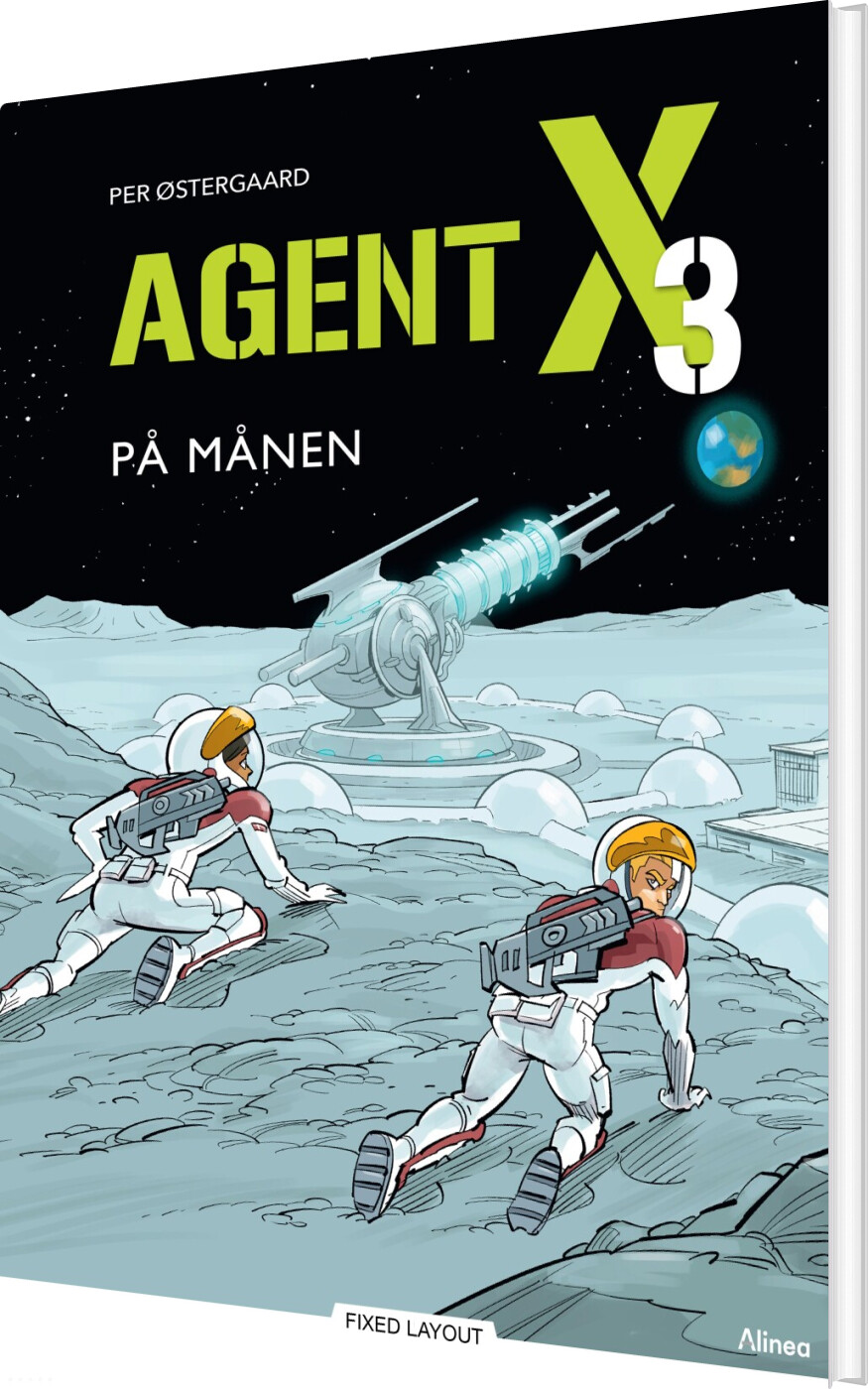 Billede af Agent X3 - På Månen, Blå Læseklub - Per østergaard - Bog