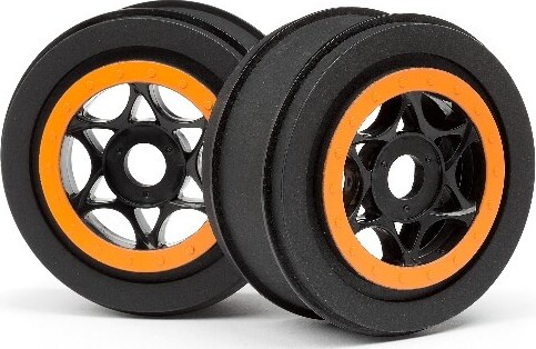 Billede af Ah-64 Wheel Black/orange (42x83mm/2pcs) - Hp107855 - Hpi Racing