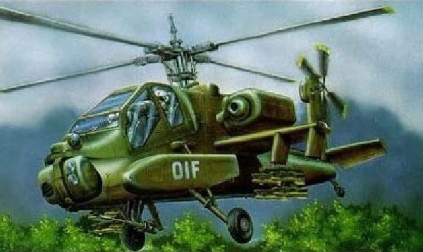 Se Revell - Ah-64a Apache Modelfly Byggesæt - 1:72 - Level 4 - 03824 hos Gucca.dk