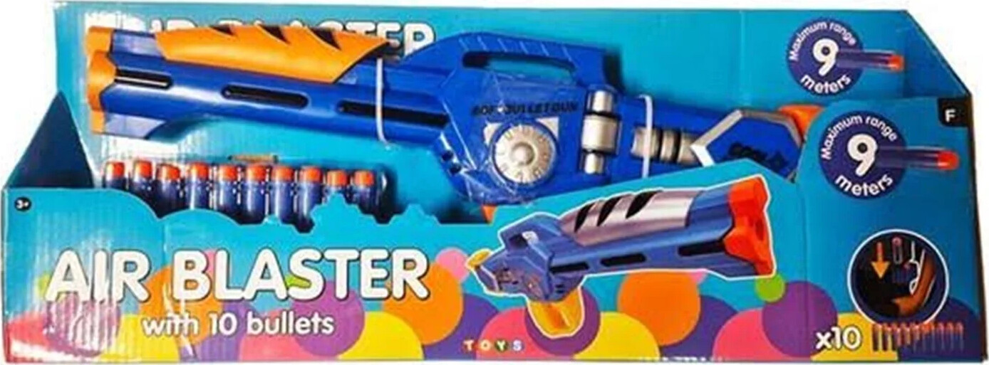 Air Blaster Med 10 Skumpile Og Hylster