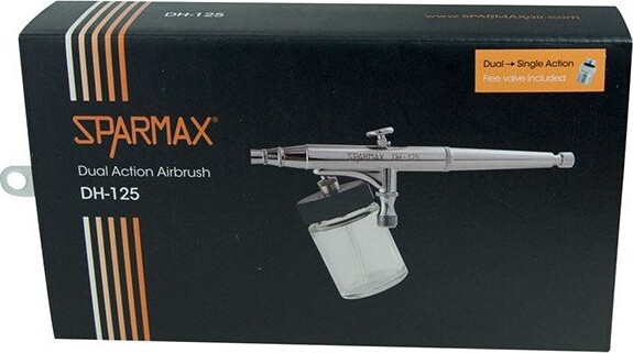 Sparmax Dh-125 - Airbrush Til Hobby - Dual Action - 0,5 Mm