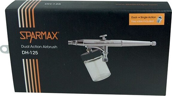 Se Sparmax Dh-125 - Airbrush Til Hobby - Dual Action - 0,5 Mm hos Gucca.dk