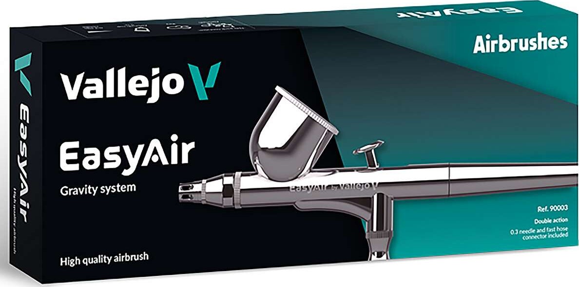 Airbrush - Vallejo: Airbrush - Easyair - Gravity System - 0.3mm