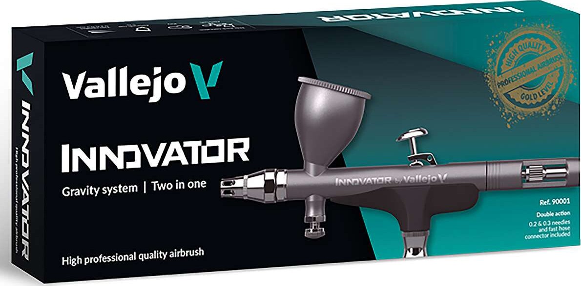 Vallejo 90001 - Airbrush Innovator Gravity System - Two In One