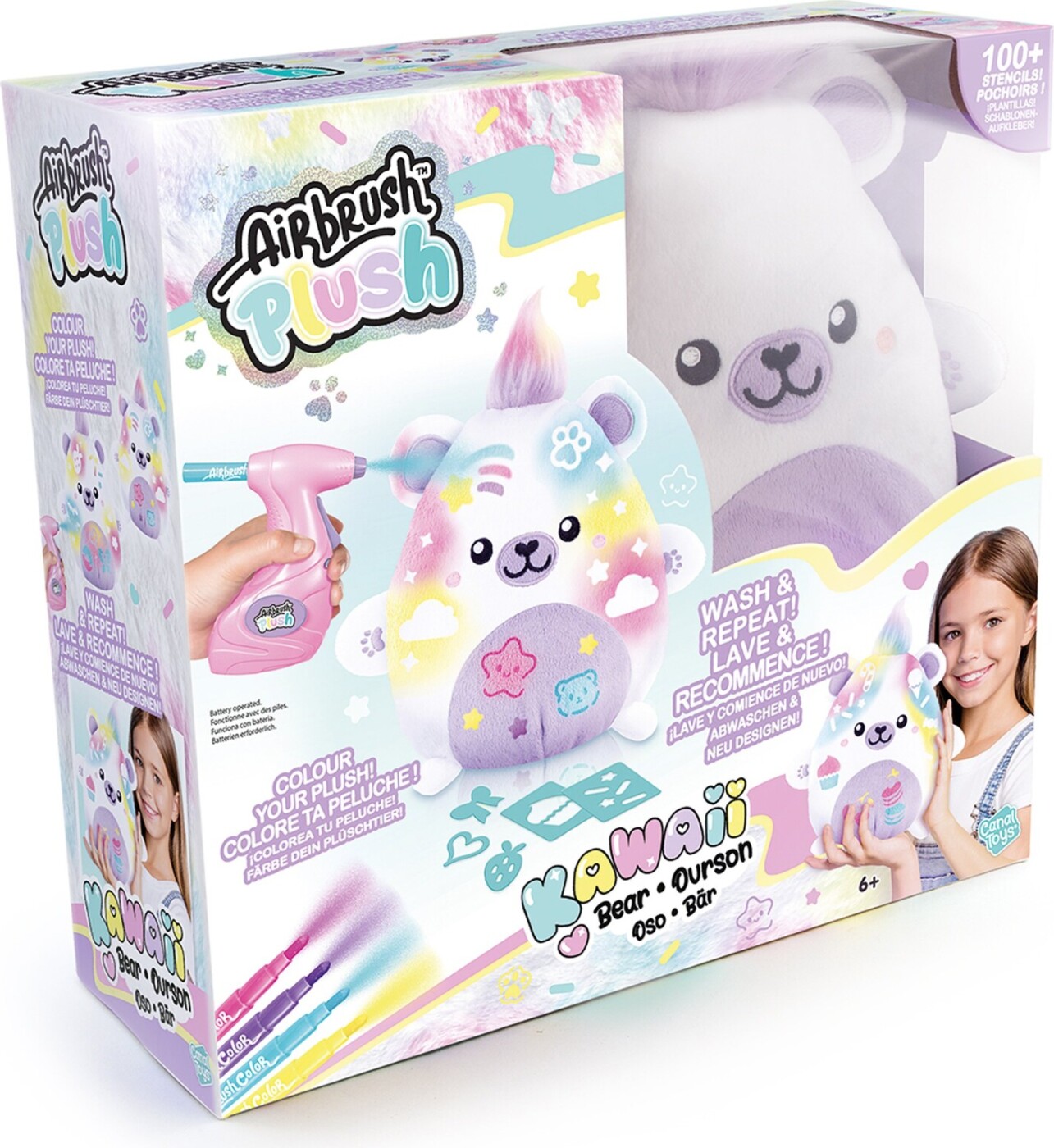 Airbrush Plush - Kawaii Bamse