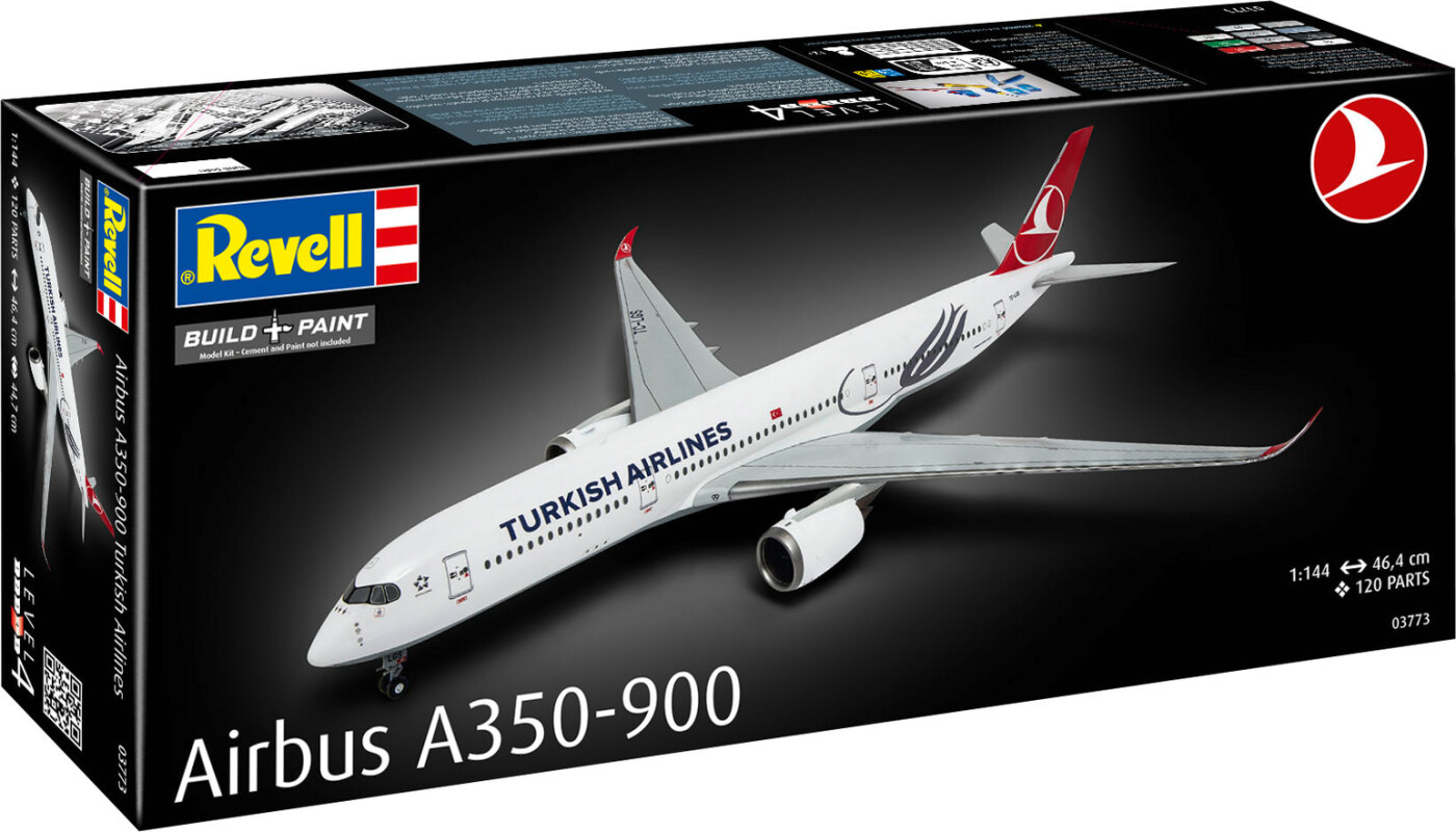 Revell - Airbus A350-900 Turkish Airlines - 1:144 - 03773