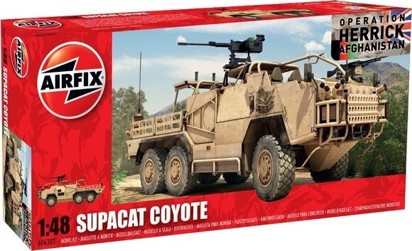Airfix - Supacat Coyote Byggesæt - 1:48 - A06302