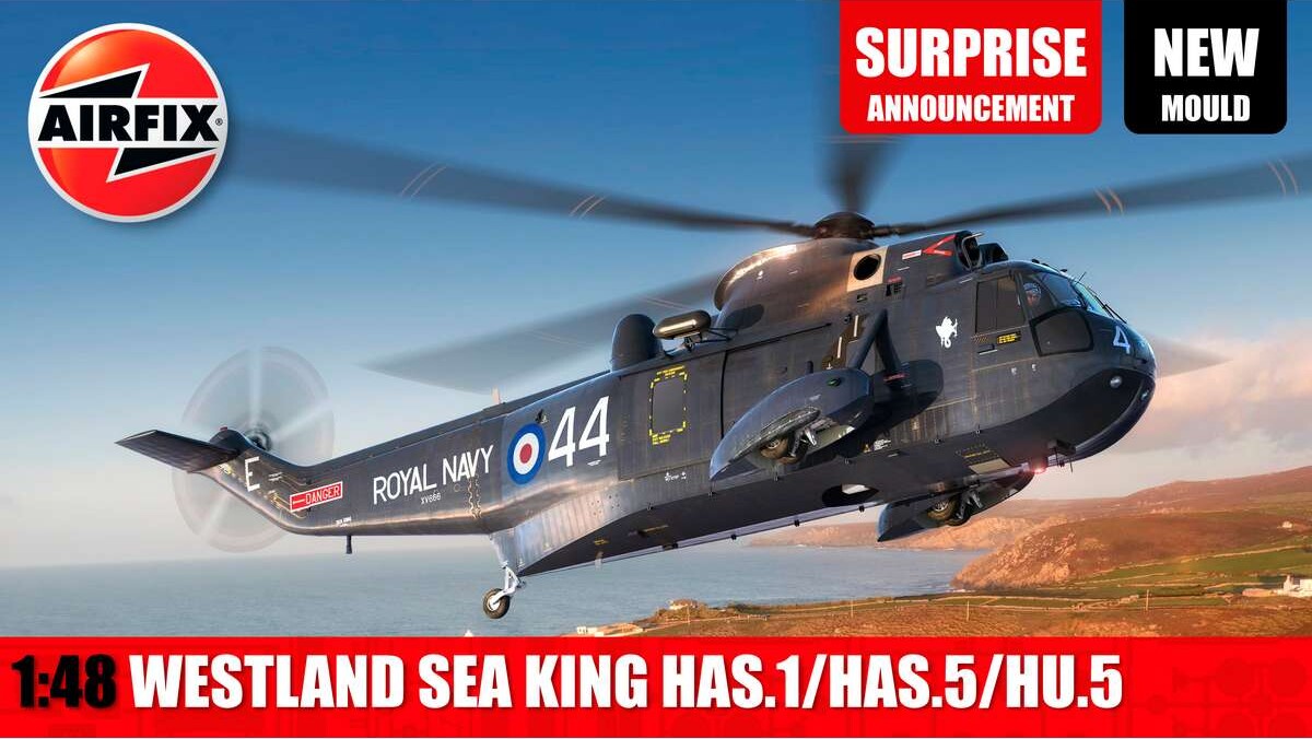 Billede af Airfix - Westland Sea King Helikopter Byggesæt - 1:48 - A11006