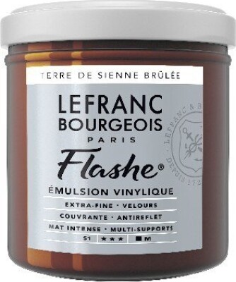 Lefranc & Bourgeois - Flashe Akrylmaling - Burnt Sienna 125 Ml
