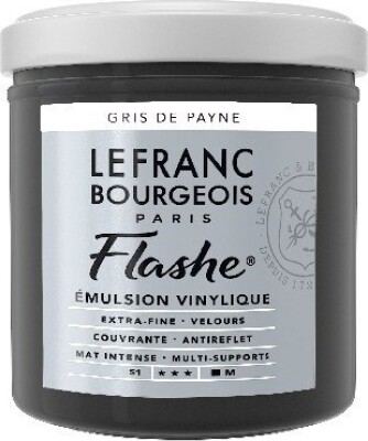 Se Lefranc & Bourgeois - Akrylmaling - Flashe - Paynes Grey 125 Ml hos Gucca.dk