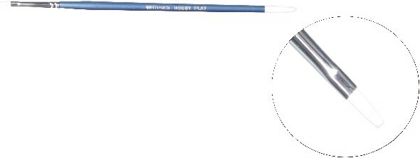 Pensel Til Akrylmaling - Flad - Str. 2 - Leonhardy