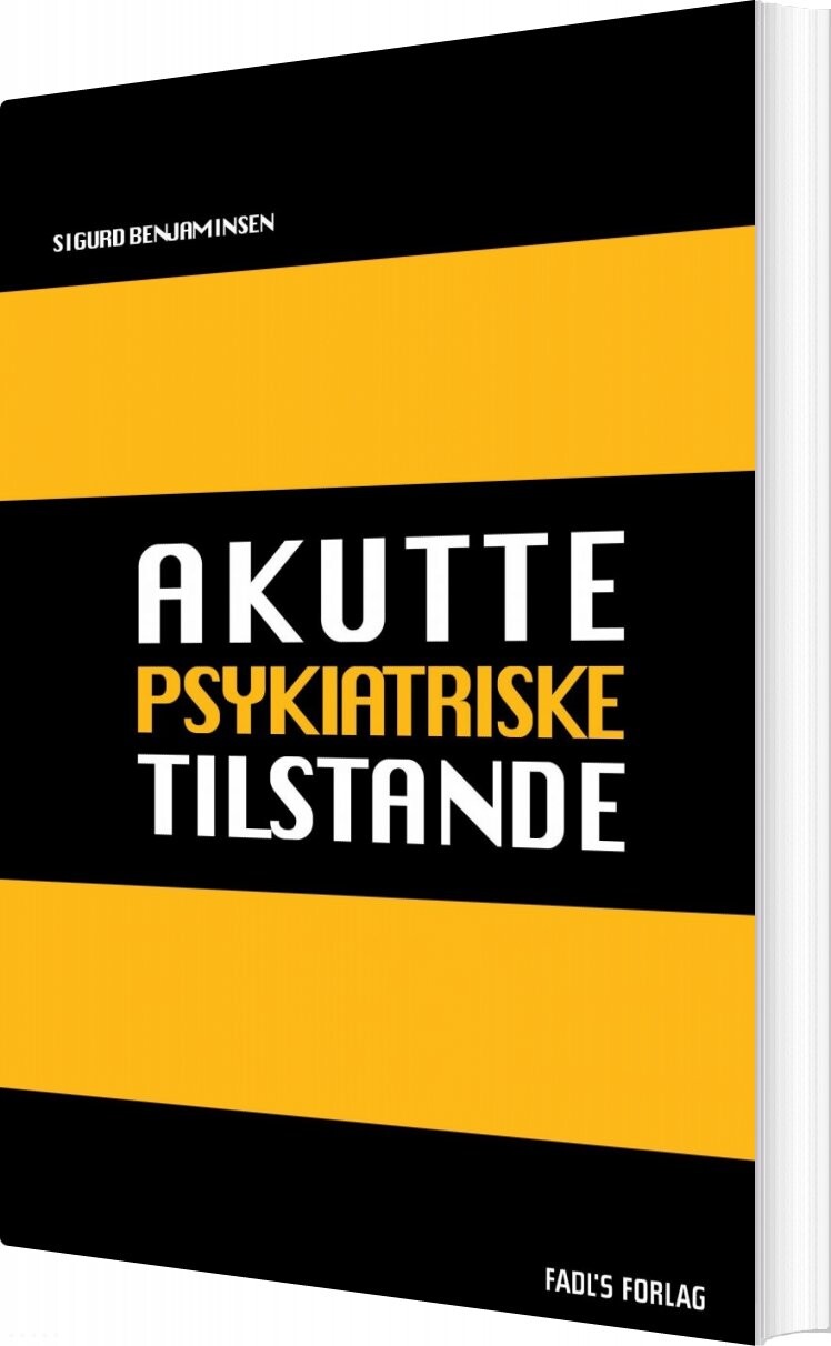 Billede af Akutte Psykiatriske Tilstande - Sigurd Benjaminsen - Bog