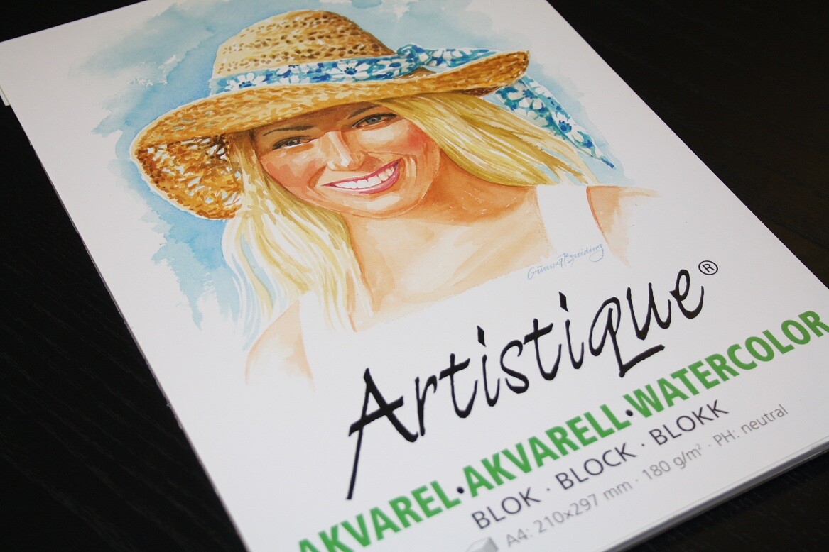 Akvarelblok Artistique A4 180 G - 20 Ark