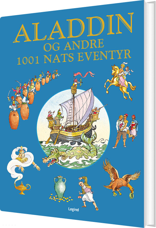 Billede af Aladdin Og Andre 1001 Nats Eventyr - Val Biro - Bog