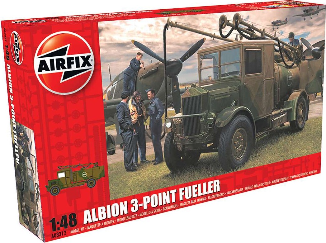Airfix - Albion 3-point Fueller Model Byggesæt - 1:48 - A03312