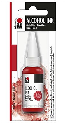 Se Marabu - Alcohol Ink - 20 Ml - Kirsebær Rød 031 hos Gucca.dk