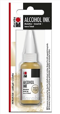 Se Marabu - Alcohol Ink - 20 Ml - Metallic Guld 784 hos Gucca.dk